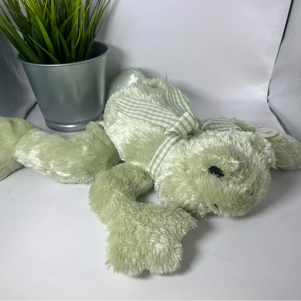 New Barrington Baby Soft Green Plush‎ Frog Toy Cuddle Lovey